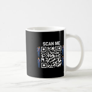 Caneca De Café Funny Qr Presidente Trump 4547 Tee Trump Dancing C