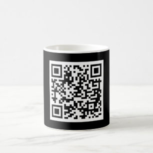 Caneca De Café Funny QR Presidente Trump 45/47 Tee Trump Dancing
