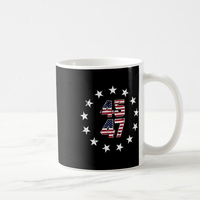 Caneca De Café Funny Qr Presidente Trump Dance Code (em Byck) 7 (Direita)