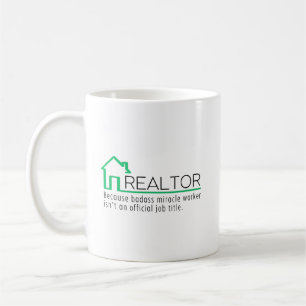 Caneca De Café Funny Realtor Miracle Worker