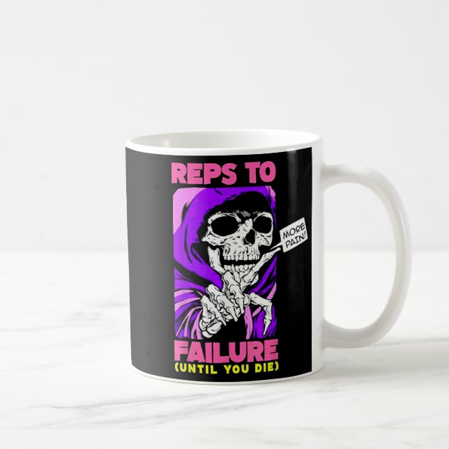 Caneca De Café Funny Reps To Failure Weinclusive F (Direita)