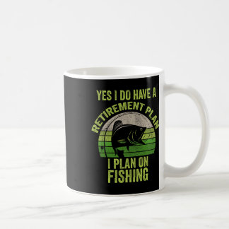 Caneca De Café Funny Retired Fishing Shirt For Men