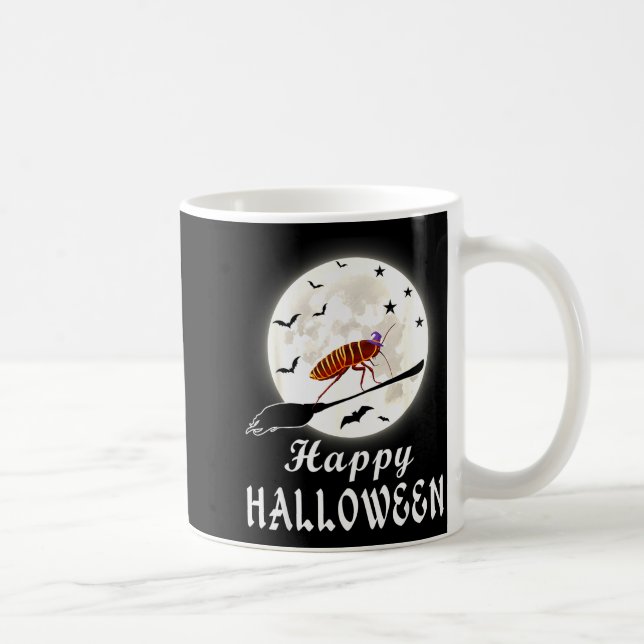 Caneca De Café Funny Roach Halloween Costume For Roach Lover  (Direita)
