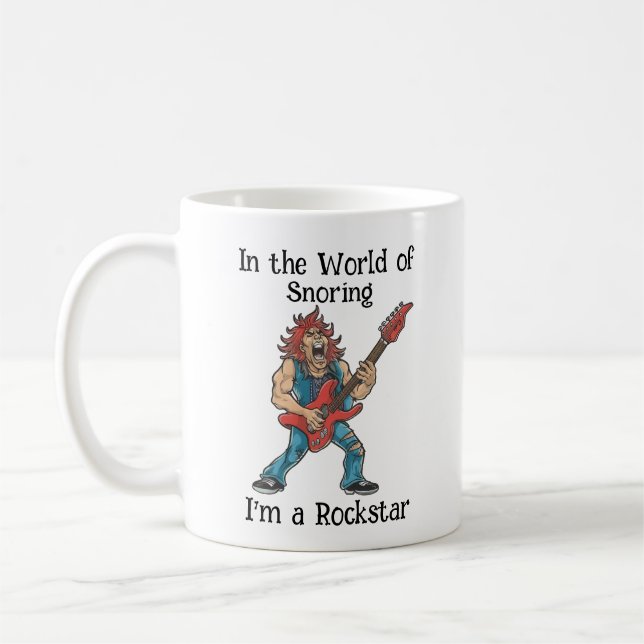 Caneca De Café Funny Rockstar (Esquerda)