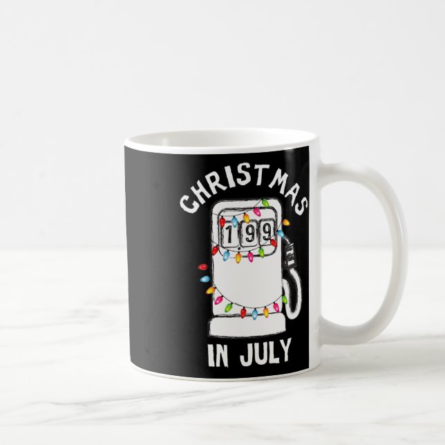 Caneca De Café Funny Sarcastic Christmas In July Fuel Pump Gas Pu (Direita)