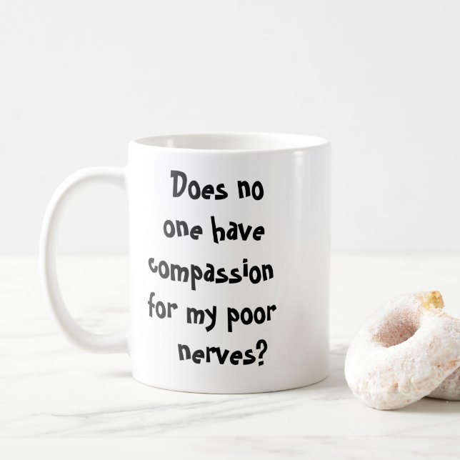 Caneca De Café Funny Sarcastic Coffee Mug (Com Donut)