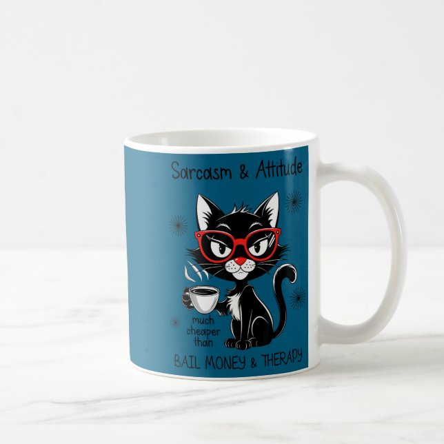 Caneca De Café Funny Sarcastic Rude Sayings Sarcasm And Attitude  (Direita)