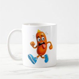 Caneca De Café Funny Sausage Panic 