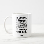 Caneca De Café Funny Se Habla Spanglish Orud Latino Negro Branco<br><div class="desc">Faça o seu amor rir com esta caneca engraçada,  excelente para aqueles que são bilíngues,  acusados de latino ou pessoas que estão aprendendo espanhol. Outras opções disponíveis na coleção. Precisa de um produto diferente? por favor,  avise-me,  feliz em ajudar!</div>