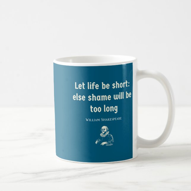Caneca De Café Funny Shakespeare Quote Theater English Literature (Direita)