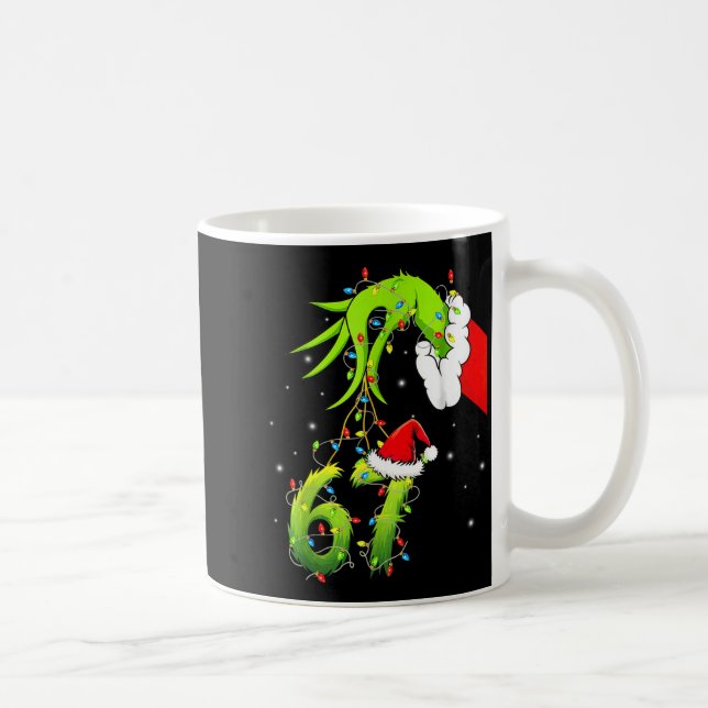 Caneca De Café Funny Six Seven 6 7 Meme 67 Xmas Hand Christmas Co (Direita)