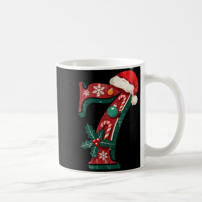 Caneca De Café Funny Six Seven 6 7 Meme Design Couples Christmas  (Direita)