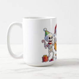 Caneca De Café Funny Skeleton Band Christmas & New Year – 3D Cart