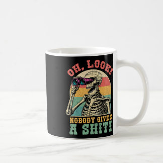Caneca De Café Funny Skeleton Oh Look Nobody Gives A S Sarcastic 