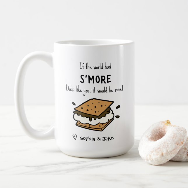 Caneca De Café Funny S'more Pun (Com Donut)