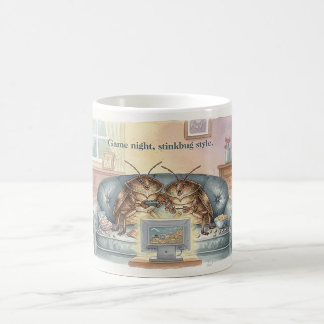 Caneca De Café Funny Stinkbug Gardening Quirky Gift Nature (Centro)