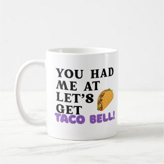 Caneca de Café Funny Taco, Presente de Humor para