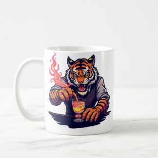 Caneca De Café Funny Tiger Bartender T-Shirt | Gift for Bartender