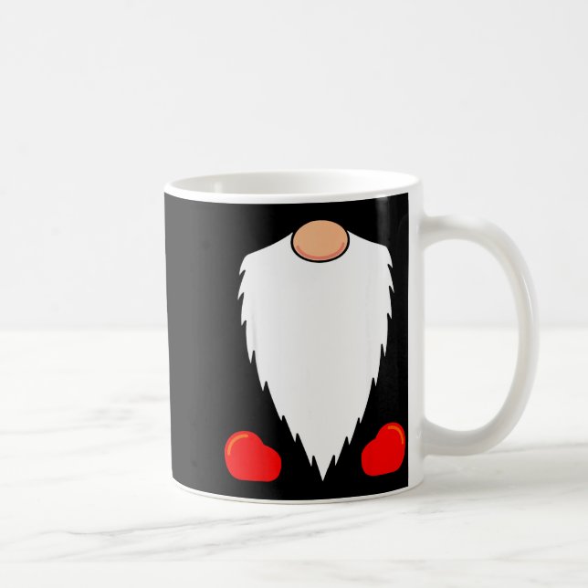 Caneca De Café Funny Tomte Swedish Gnome Beard Christmas Yule Nis (Direita)