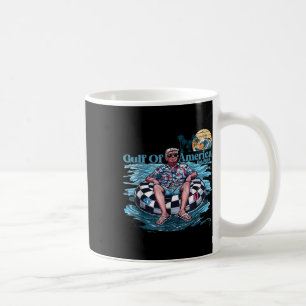 Caneca De Café Funny Trump Golfo Do Eua America Est 2025 Retro