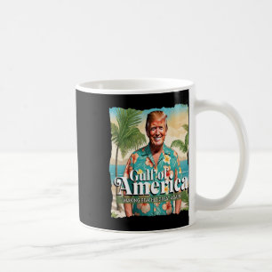 Caneca De Café Funny Trump Graphic Golfo Da América Trump Merch