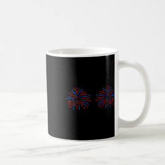 Caneca De Café Funny Usa Fireworks Couple Just Here For The Firew
