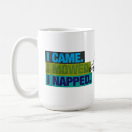 Caneca De Café Funny vintage lawn mower mowing dad joke honey do 