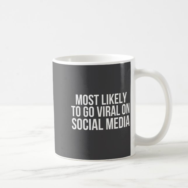 Caneca De Café Funny Voted To Go Viral On Social Media Sibling Co (Direita)