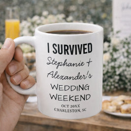 Caneca De Café Funny Wedding Merch Custom Wedding Favor Keepsake