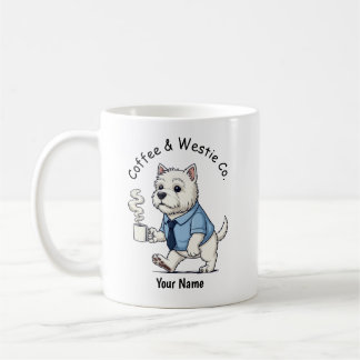 Caneca De Café Funny West Highland Whit Dog Business Suit Coffee 