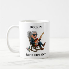 Caneca De Café Funny Woman Retirement