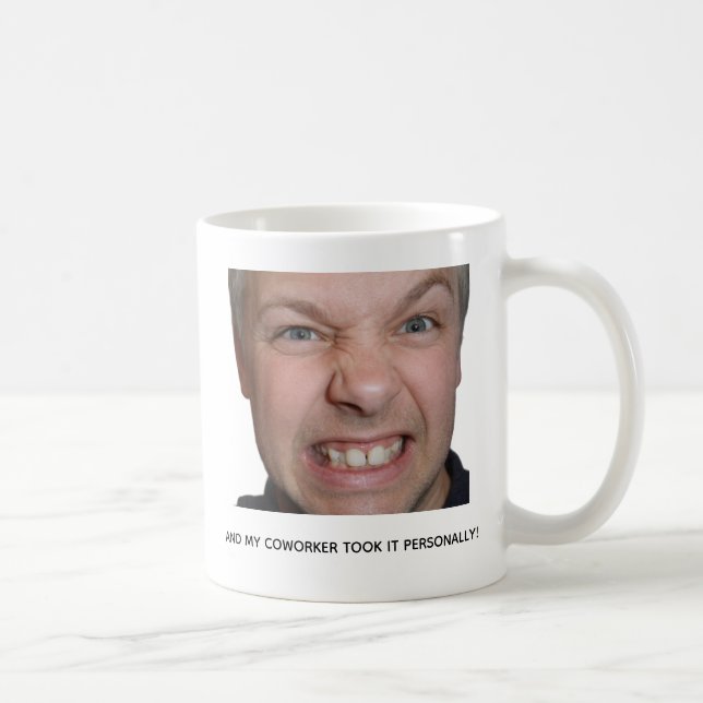 Caneca De Café Funny Workplace Coffee Meme Mug for Coworkers (Direita)