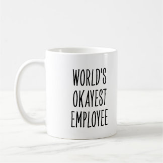 Caneca De Café Funny World’s Okayest Employee