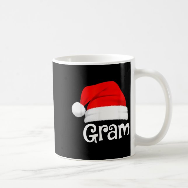 Caneca De Café Funny Xmas Pajama Group Matching Gram Christmas Ha (Direita)