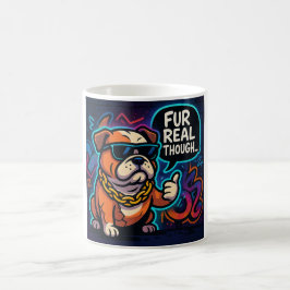 Caneca De Café Fur Real Though