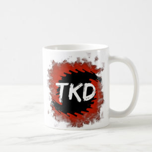 Caneca De Café Furacão Red and Black TKD
