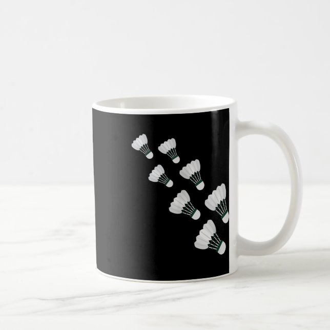 Caneca De Café Furacões de Badminton Voando (Direita)