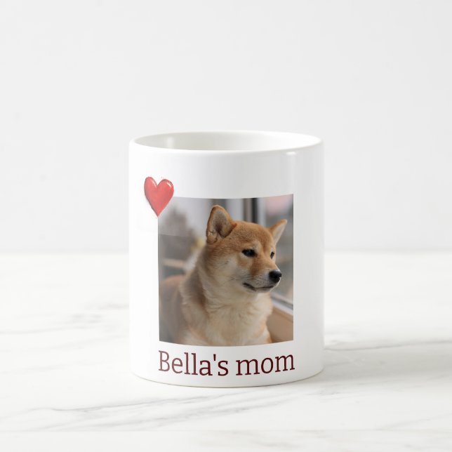 Caneca De Café Furry Friend, Loving Mum – Custom Mug (Centro)