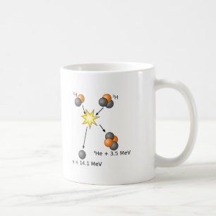 Caneca De Café Fusão do trítio do deutério