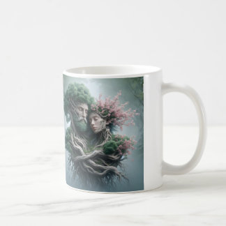 Caneca De Café fusão homem e natureza