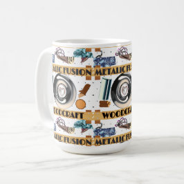 Caneca De Café Fusão Metálica