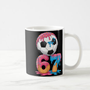 Caneca De Café Fútbol Gotejamento Número 67 Jogador de Futebol Ma