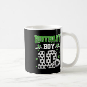 Caneca De Café Futebol 10º Aniversário Menino de 10 Anos Esporte
