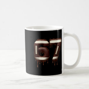 Caneca De Café Futebol 67 Divertido Seis Sete 6 7 Meme