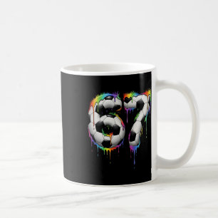 Caneca De Café Futebol 67 Seis Sete Divertido Gen Alpha Meme Arco