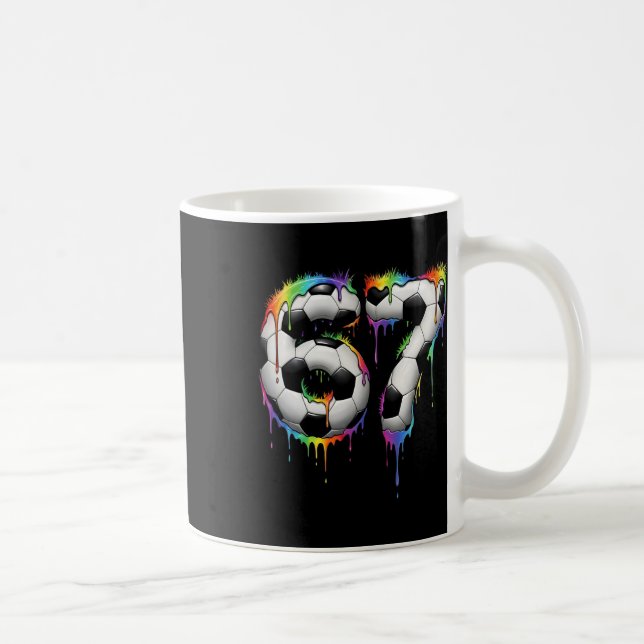 Caneca De Café Futebol 67 Seis Sete Divertido Gen Alpha Meme Arco (Direita)