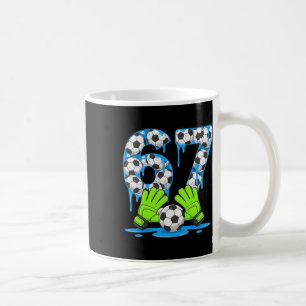 Caneca De Café Futebol 67 Seis Sete Geração Alpha Meme Gotejament