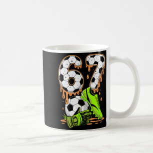 Caneca De Café Futebol 67 Seis Sete Meme Meninos Adolescentes Cri