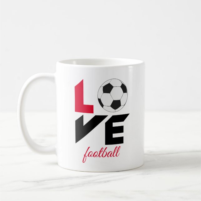 Caneca De Café Futebol amado (Esquerda)