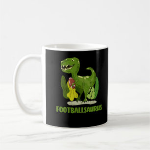 Caneca De Café Futebol americano jogando Trex Funny Dino Sport